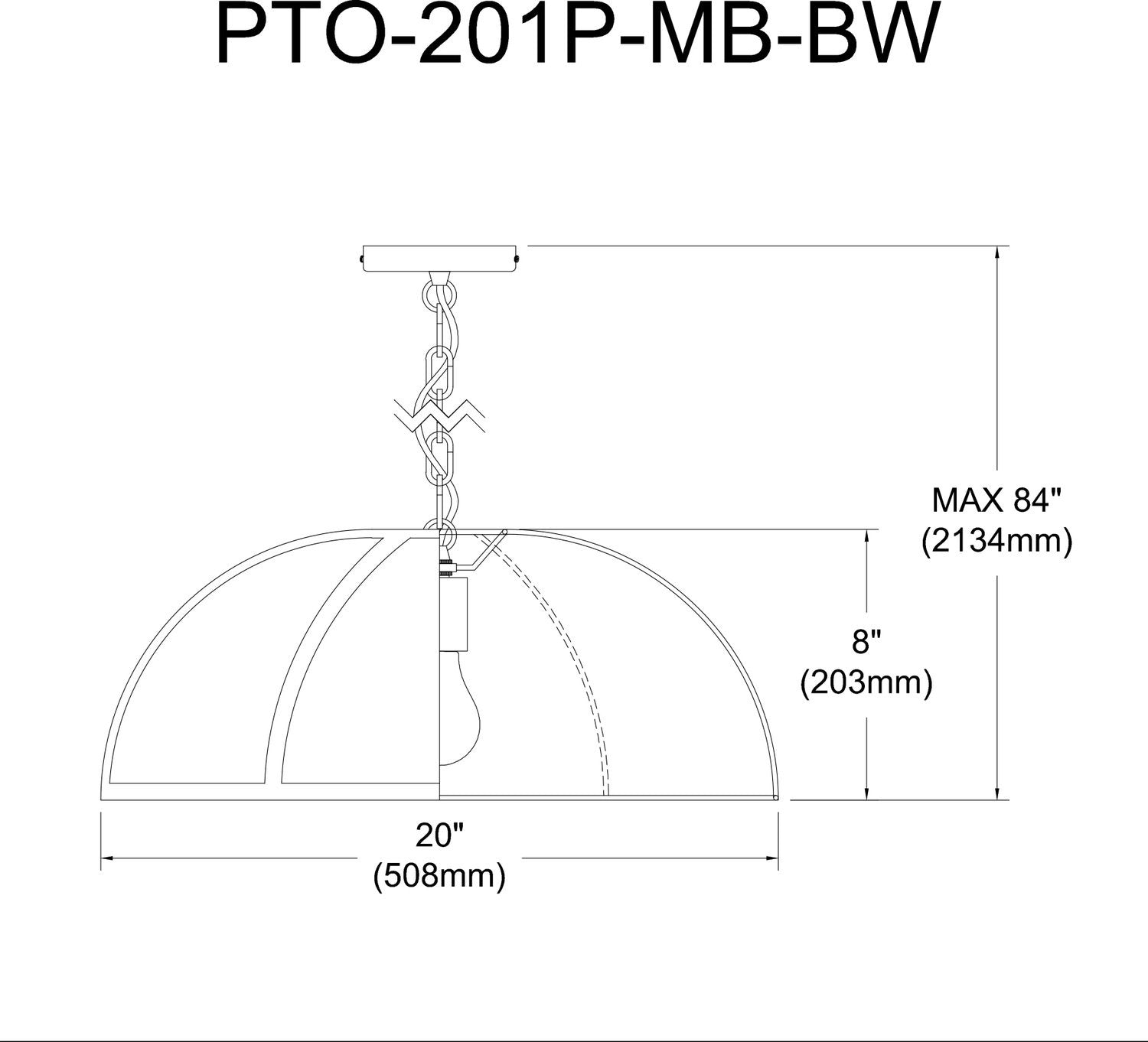 DAINOLITE, PORTOBELLO HANGING PENDANT, PENDANT LIGHT