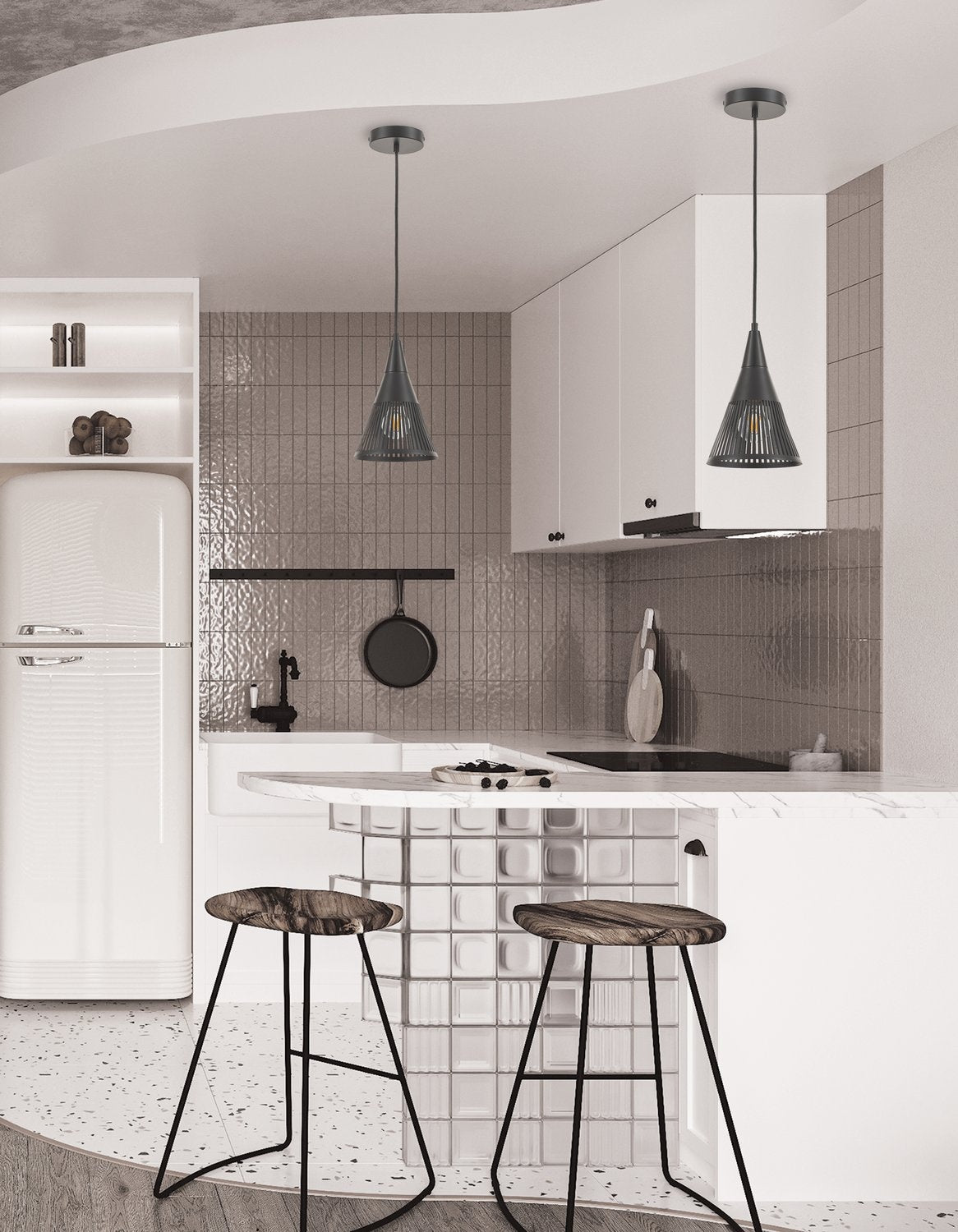 DAINOLITE, REBECCA HANGING PENDANT, PENDANT LIGHT