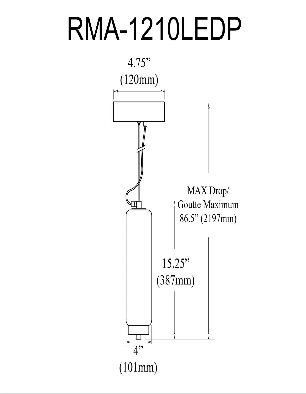 DAINOLITE LTD. RMA-1210LEDP-AGB b6d7fe78-5726-4b0f-9879-ff2b8362ab55
