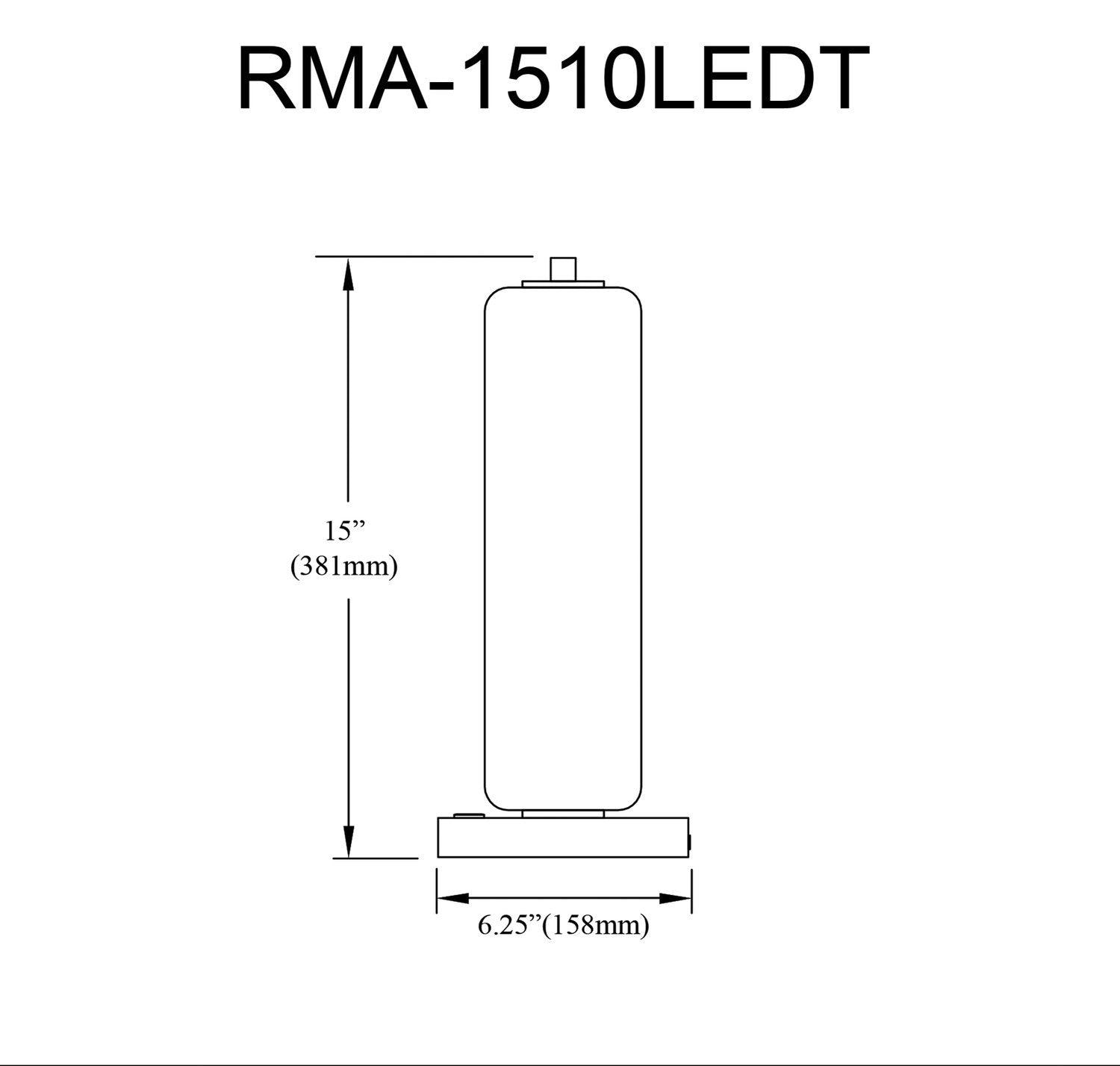 DAINOLITE LTD. RMA-1510LEDT-MB c6cd39f6-0e17-4d12-bc1c-ca63a1907c59