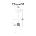 DAINOLITE, ROSWELL HANGING PENDANT, PENDANT LIGHT