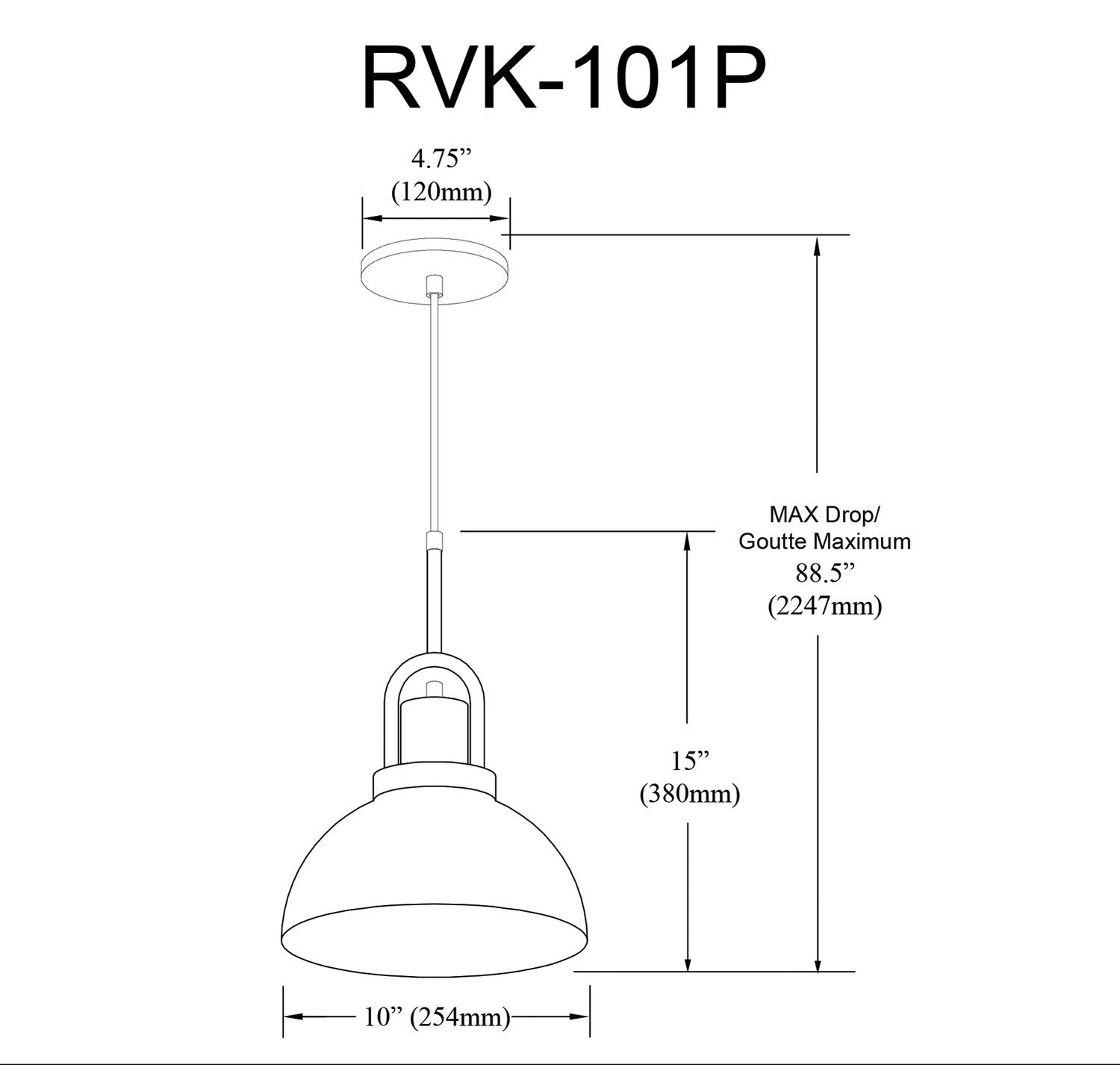 DAINOLITE, REVEKA HANGING PENDANT, PENDANT LIGHT