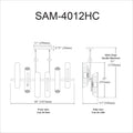 DAINOLITE, SAMANTHA HANGING CHANDELIER, CHANDELIER LIGHT