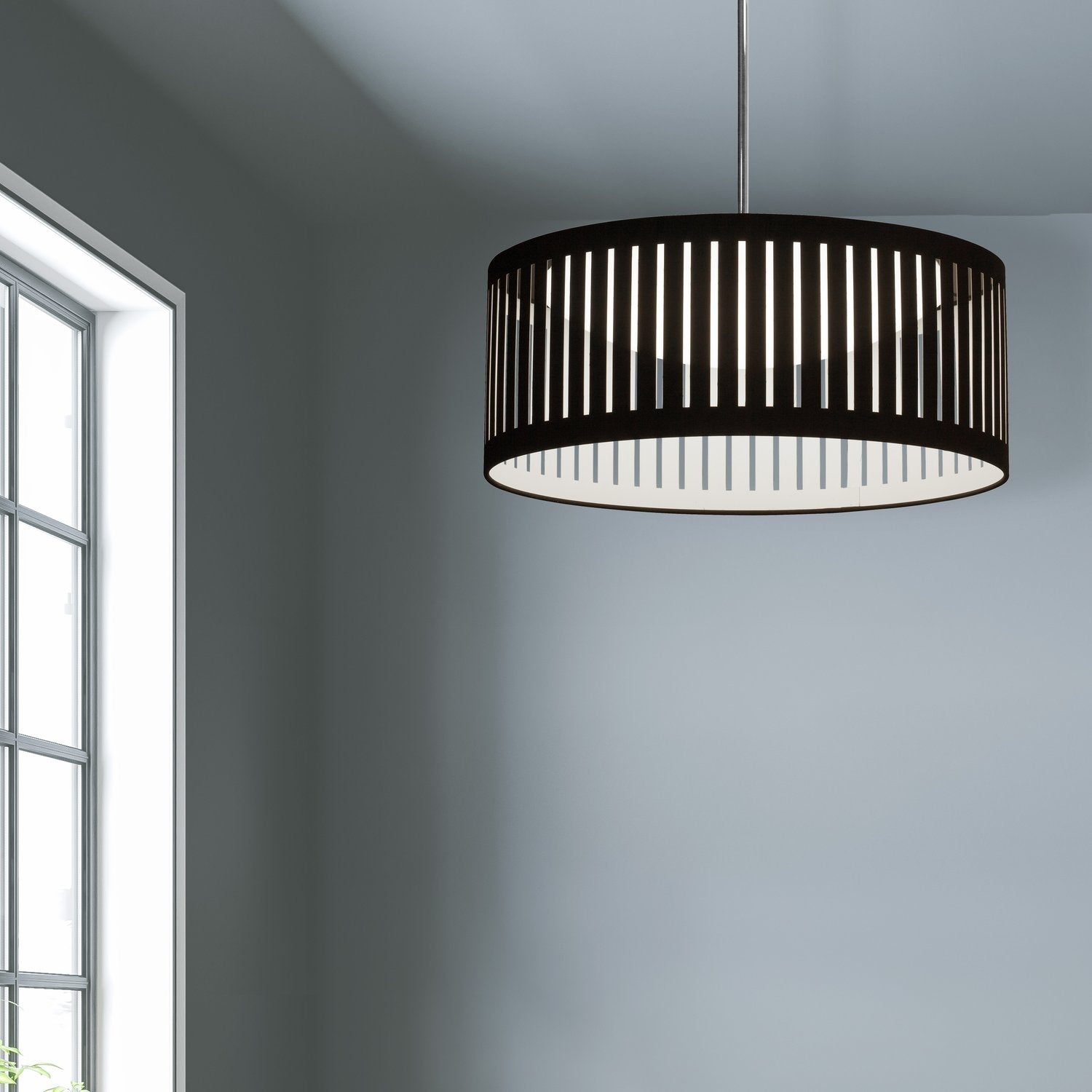 DAINOLITE, SLIT DRUM HANGING PENDANT, PENDANT LIGHT