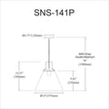 DAINOLITE, SONUS HANGING PENDANT, PENDANT LIGHT