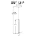 DAINOLITE, SANYA HANGING PENDANT, PENDANT LIGHT