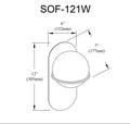 DAINOLITE, SOFIA WALL DECORATIVE, WALL SCONCES