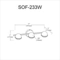 DAINOLITE, SOFIA WALL VANITY, VANITY LIGHT