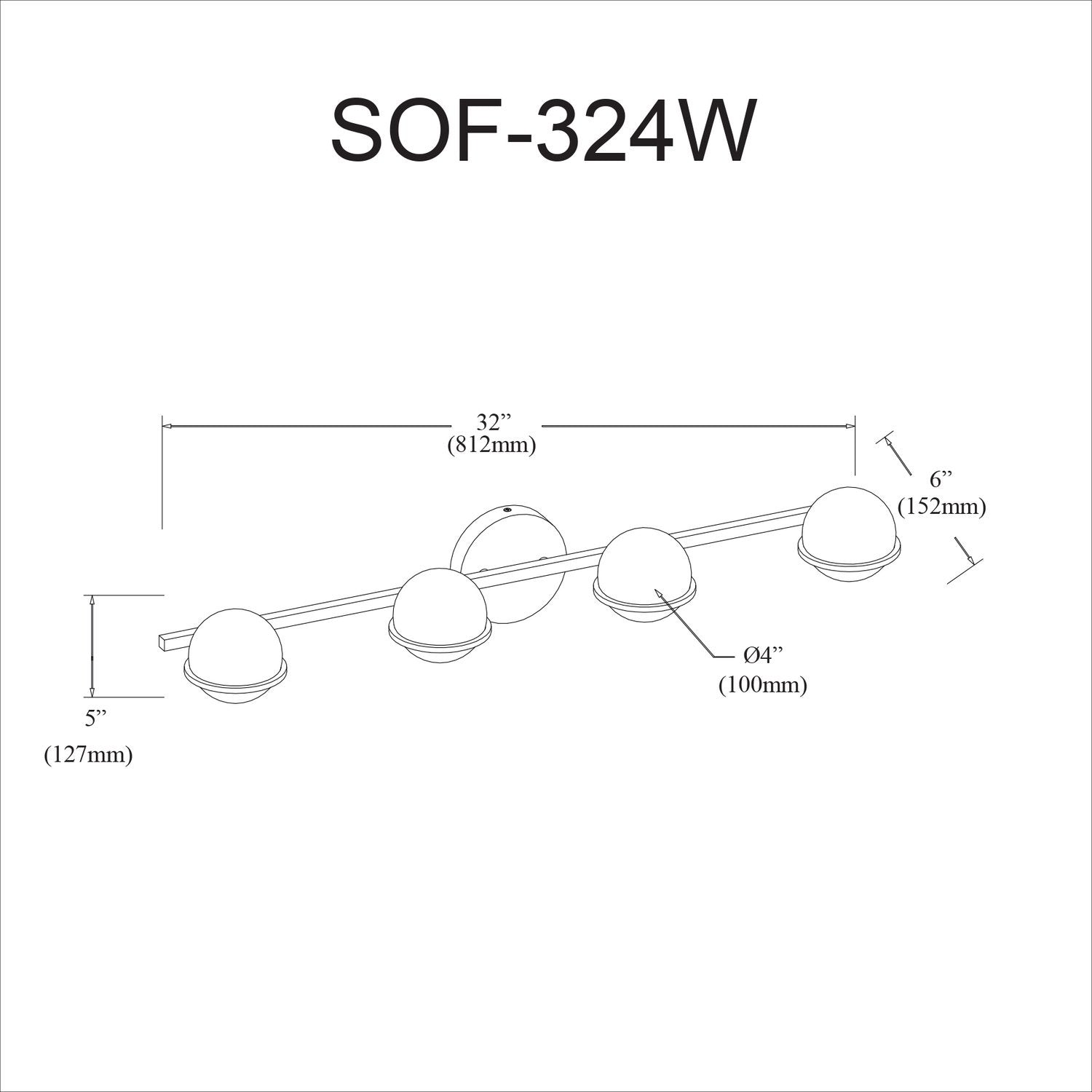 DAINOLITE, SOFIA WALL VANITY, VANITY LIGHT