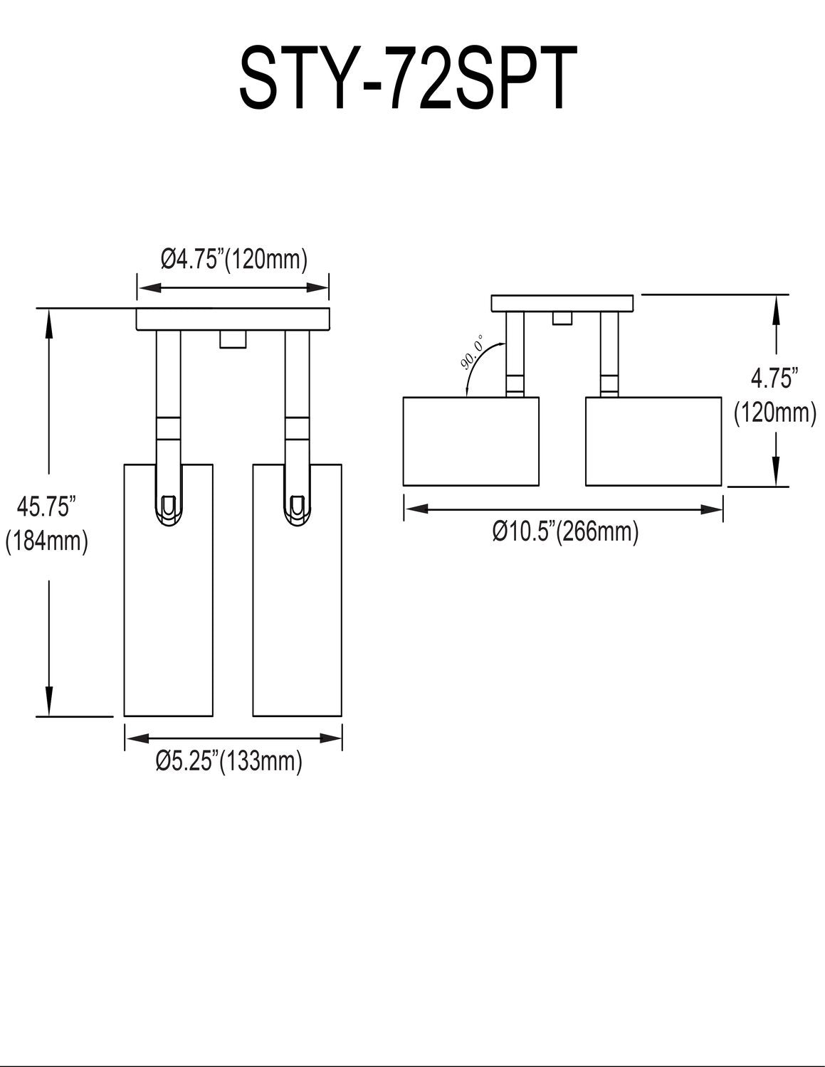DAINOLITE STANLY WALL TASK - Task