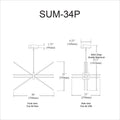 DAINOLITE, SUMMIT HANGING PENDANT, PENDANT LIGHT