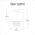 DAINOLITE, TAHNEE CEILING FLUSH, FLUSH MOUNT CEILING LIGHTS