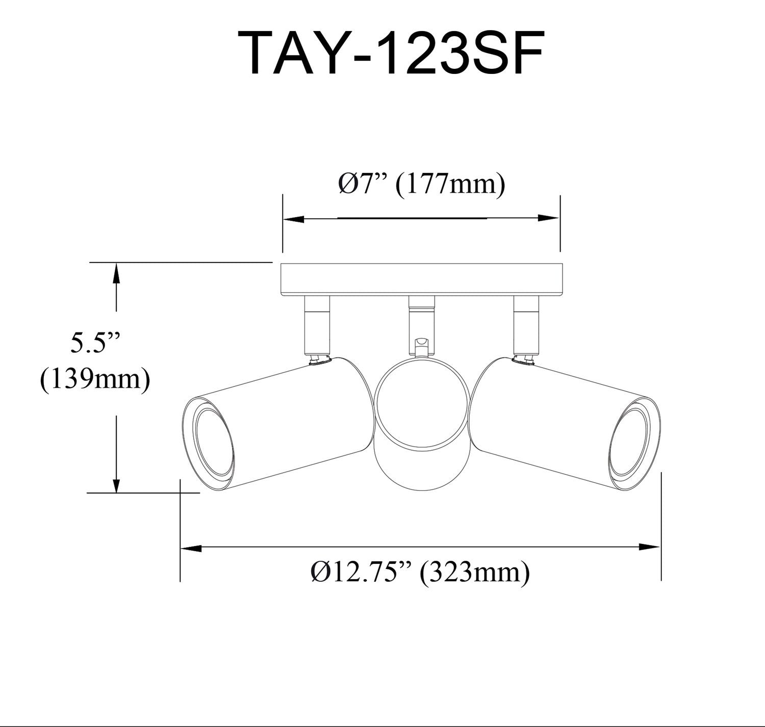 DAINOLITE TAYLOR CEILING TRACK