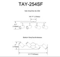 DAINOLITE TAYLOR CEILING TRACK