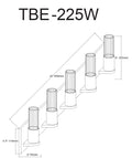 DAINOLITE, TUBE WALL VANITY, VANITY LIGHT
