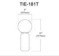 DAINOLITE TIERRA TABLE DECORATIVE - Table