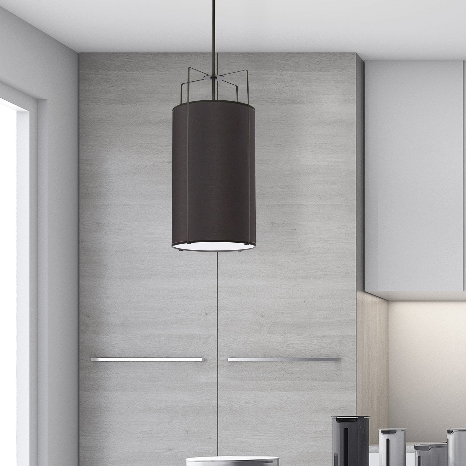 DAINOLITE, TRAPEZOID HANGING PENDANT, PENDANT LIGHT