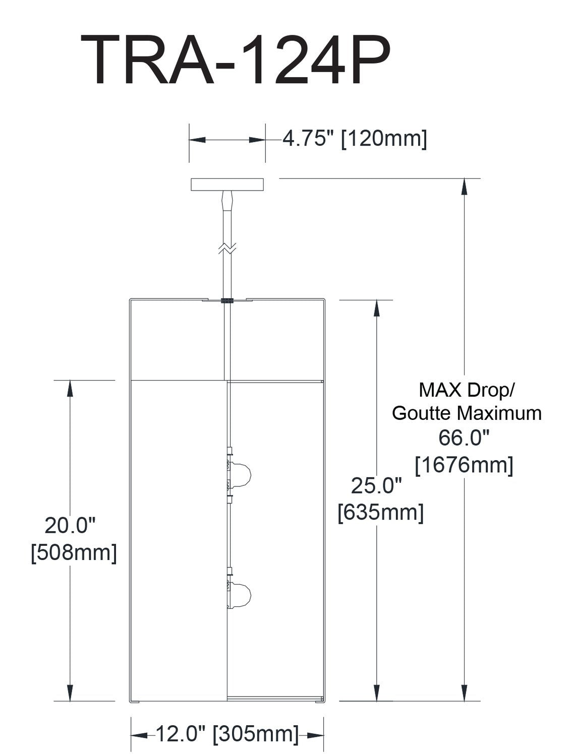 DAINOLITE, TRAPEZOID HANGING PENDANT, PENDANT LIGHT
