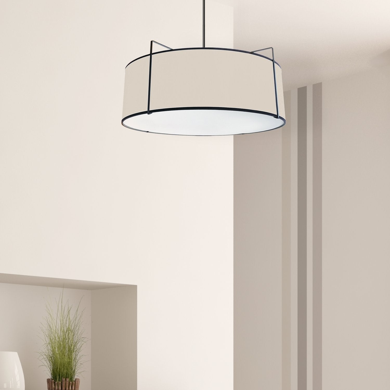 DAINOLITE, TRAPEZOID HANGING PENDANT, PENDANT LIGHT