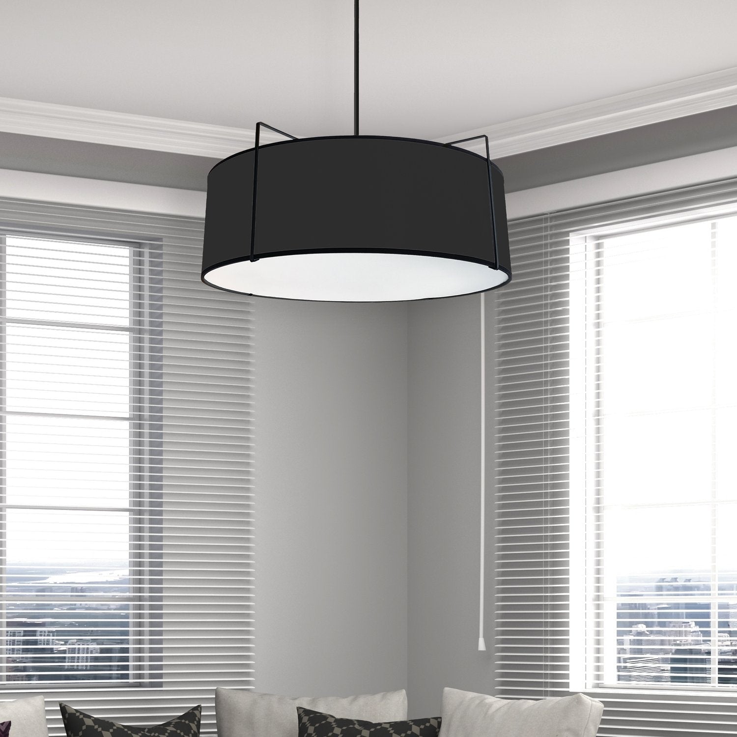 DAINOLITE, TRAPEZOID HANGING PENDANT, PENDANT LIGHT