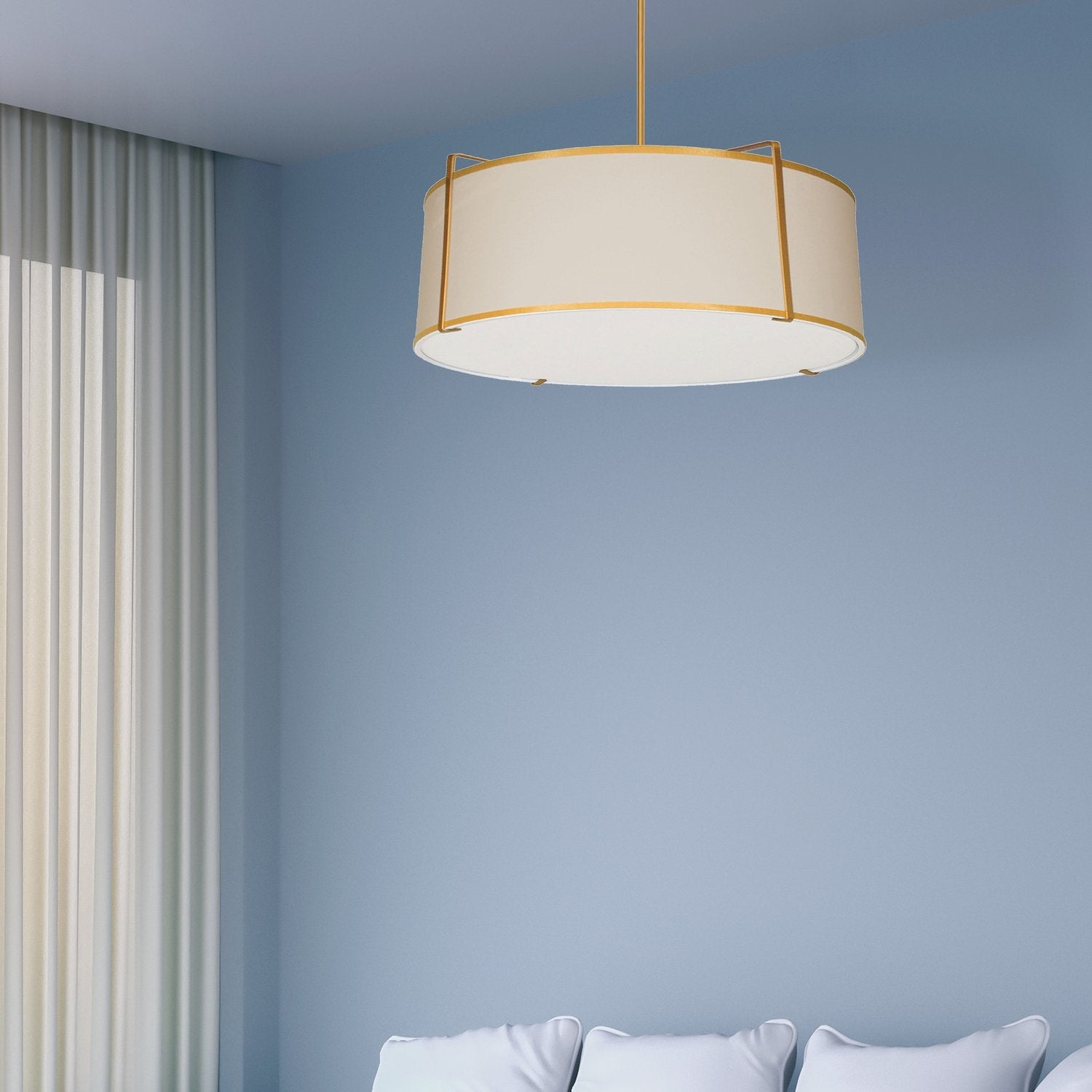 DAINOLITE, TRAPEZOID HANGING PENDANT, PENDANT LIGHT