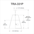 DAINOLITE, TRAPEZOID HANGING PENDANT, PENDANT LIGHT