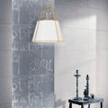 DAINOLITE, TRAPEZOID HANGING PENDANT, PENDANT LIGHT