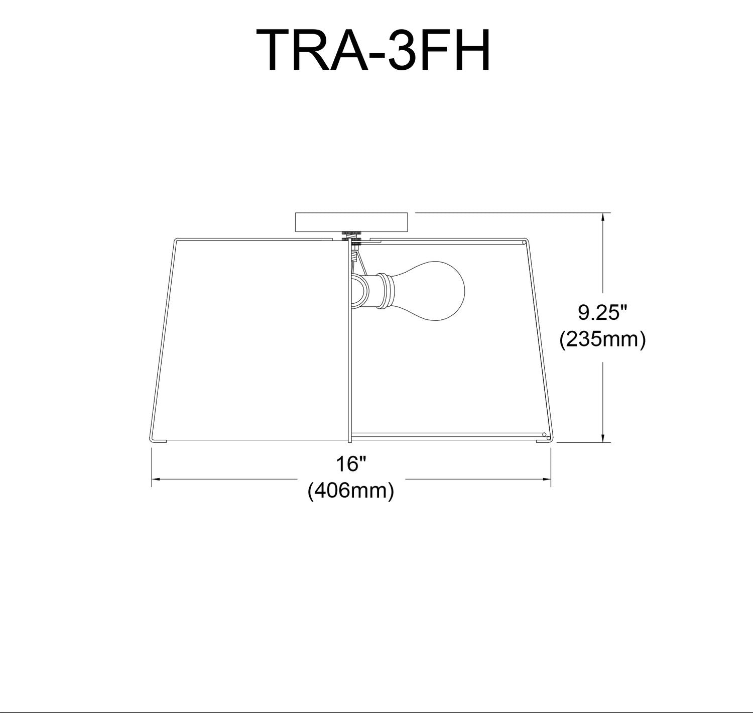 DAINOLITE, TRAPEZOID CEILING FLUSH, FLUSH MOUNT CEILING LIGHTS