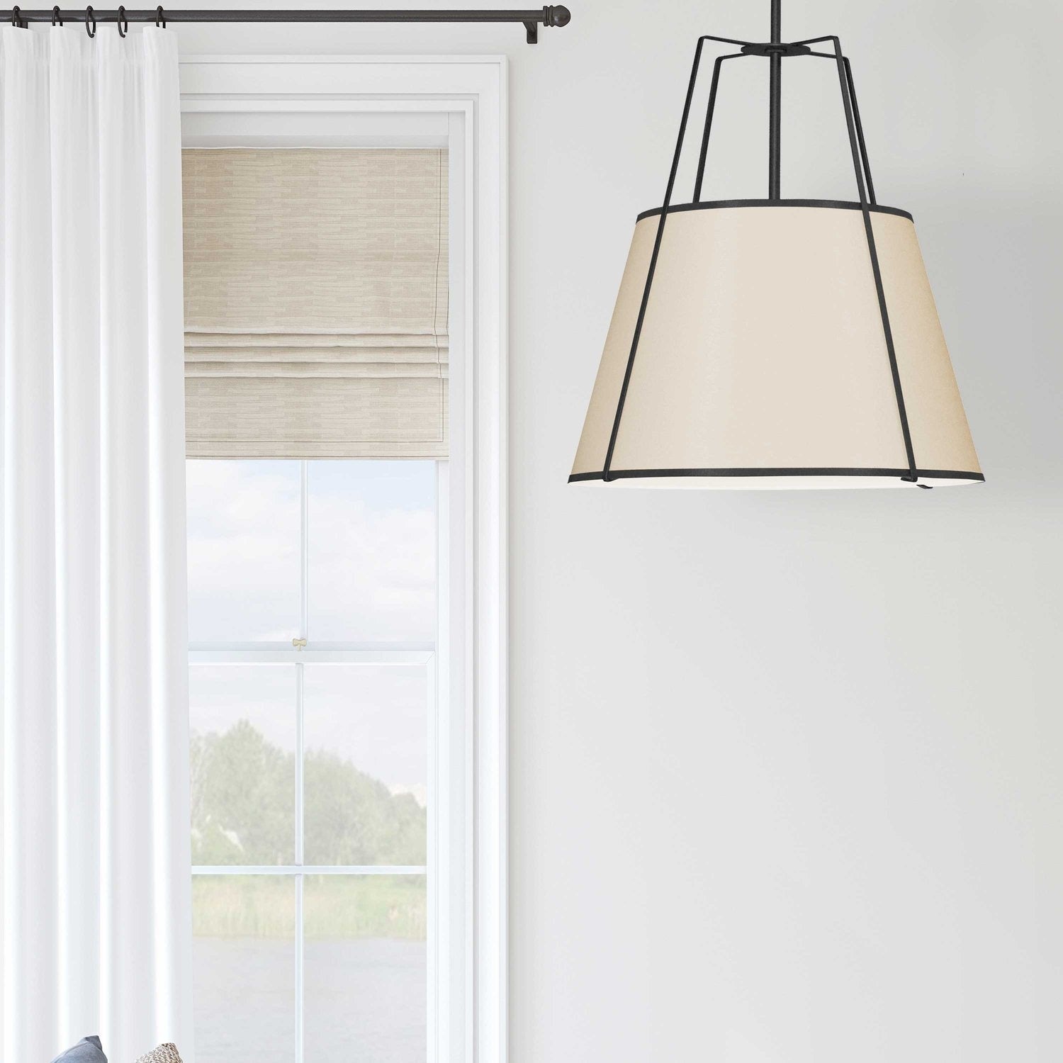 DAINOLITE, TRAPEZOID HANGING PENDANT, PENDANT LIGHT