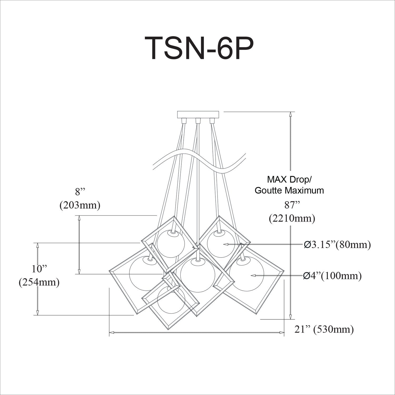 DAINOLITE, THOMSON HANGING PENDANT, PENDANT LIGHT