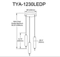 DAINOLITE LTD. TYA-1230LEDP-PC 6a17fd12-1ea4-443a-a723-32f81fe4bbe9