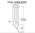 DAINOLITE LTD. TYA-1250LEDP-MB c90b1dcc-bad1-4d0e-b826-69b7b74a34f8