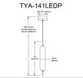 DAINOLITE LTD. TYA-141LEDP-PC 22fa00a3-35d7-4948-b9d1-8b24a33ecb63