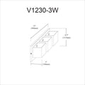 DAINOLITE, VERONA WALL VANITY, VANITY LIGHT