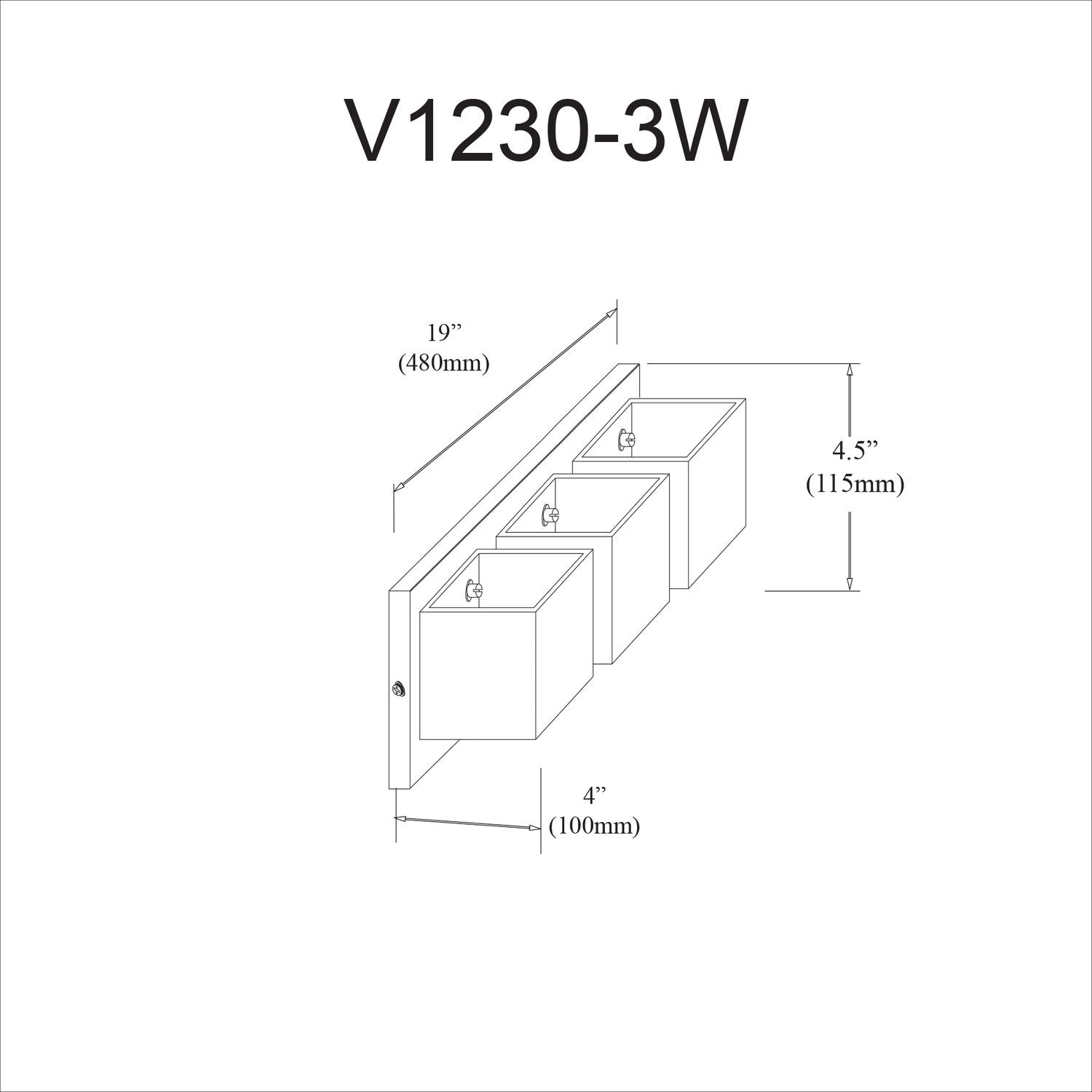 DAINOLITE, VERONA WALL VANITY, VANITY LIGHT