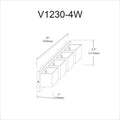 DAINOLITE, VERONA WALL VANITY, VANITY LIGHT