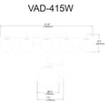 DAINOLITE LTD. VAD-415W-MB 8300bf3b-fb9b-4484-a19f-6a0bf2f02510