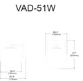 DAINOLITE LTD. VAD-51W-MB-AGB cd7b9616-788f-4a43-b721-ddcf2fc28ea6