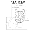 DAINOLITE, VALLORA WALL VANITY, VANITY LIGHT