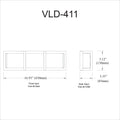 DAINOLITE, WINSTON WALL VANITY, VANITY LIGHT