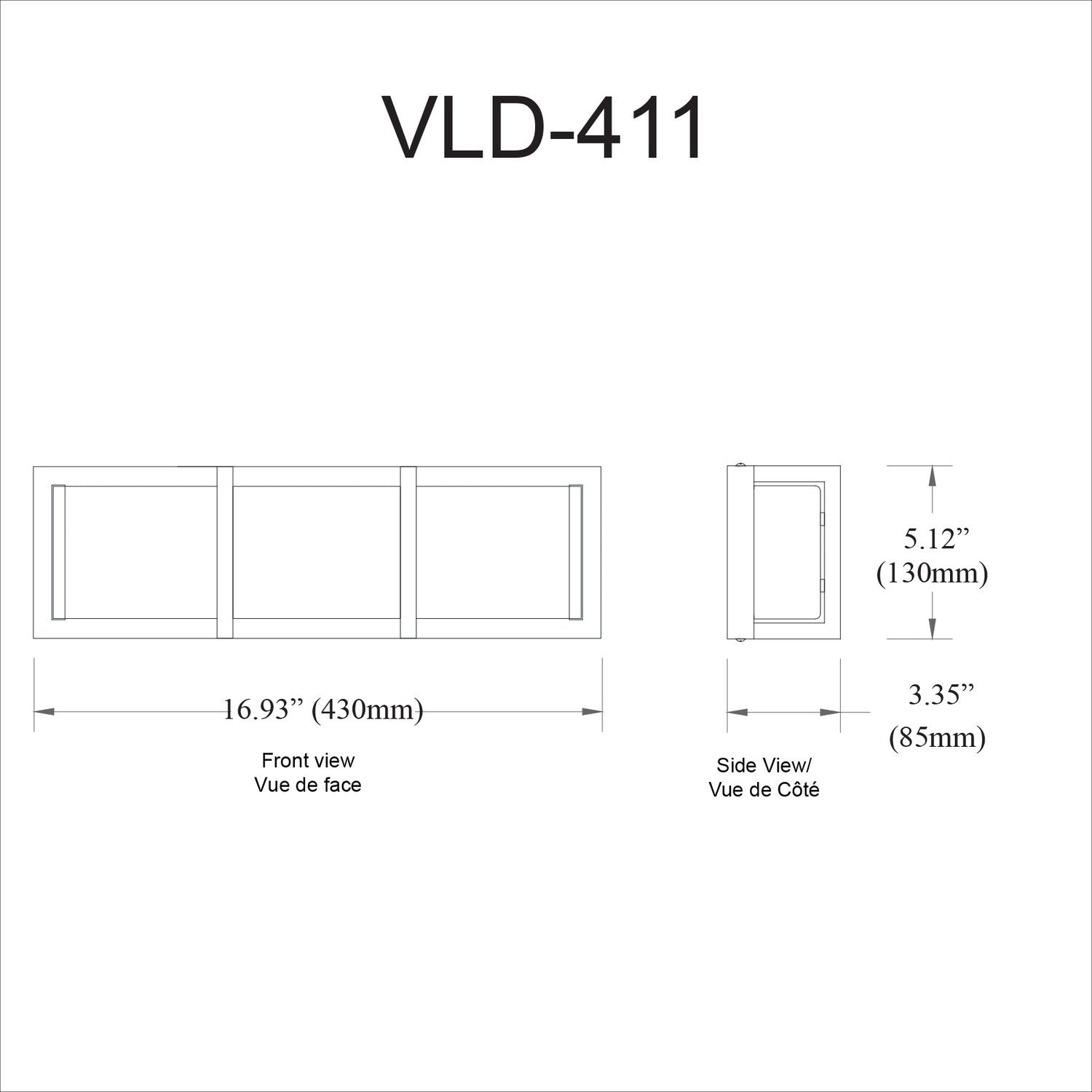 DAINOLITE, WINSTON WALL VANITY, VANITY LIGHT