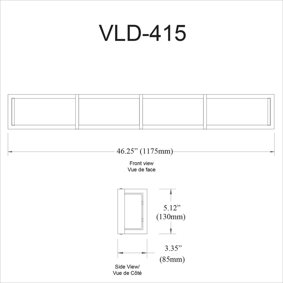 DAINOLITE LTD. VLD-415-PC e028191c-1686-4866-b6a4-33b79eae895d