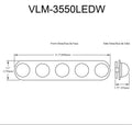 DAINOLITE, VELMA WALL VANITY, VANITY LIGHT