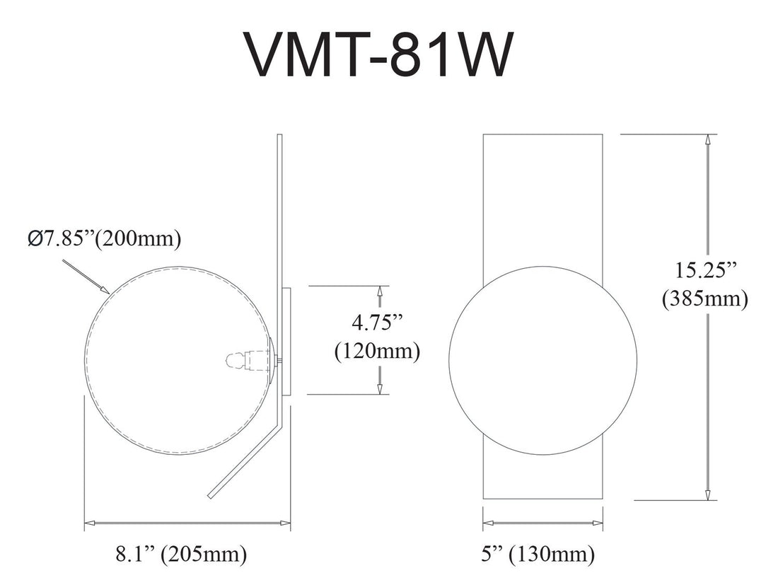 DAINOLITE LTD. VMT-81W-PC ade10613-7ea2-4417-b1aa-a31823a64b18