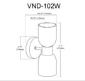 DAINOLITE, VONDA WALL DECORATIVE, WALL SCONCES