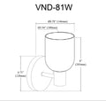 DAINOLITE, VONDA WALL DECORATIVE, WALL SCONCES