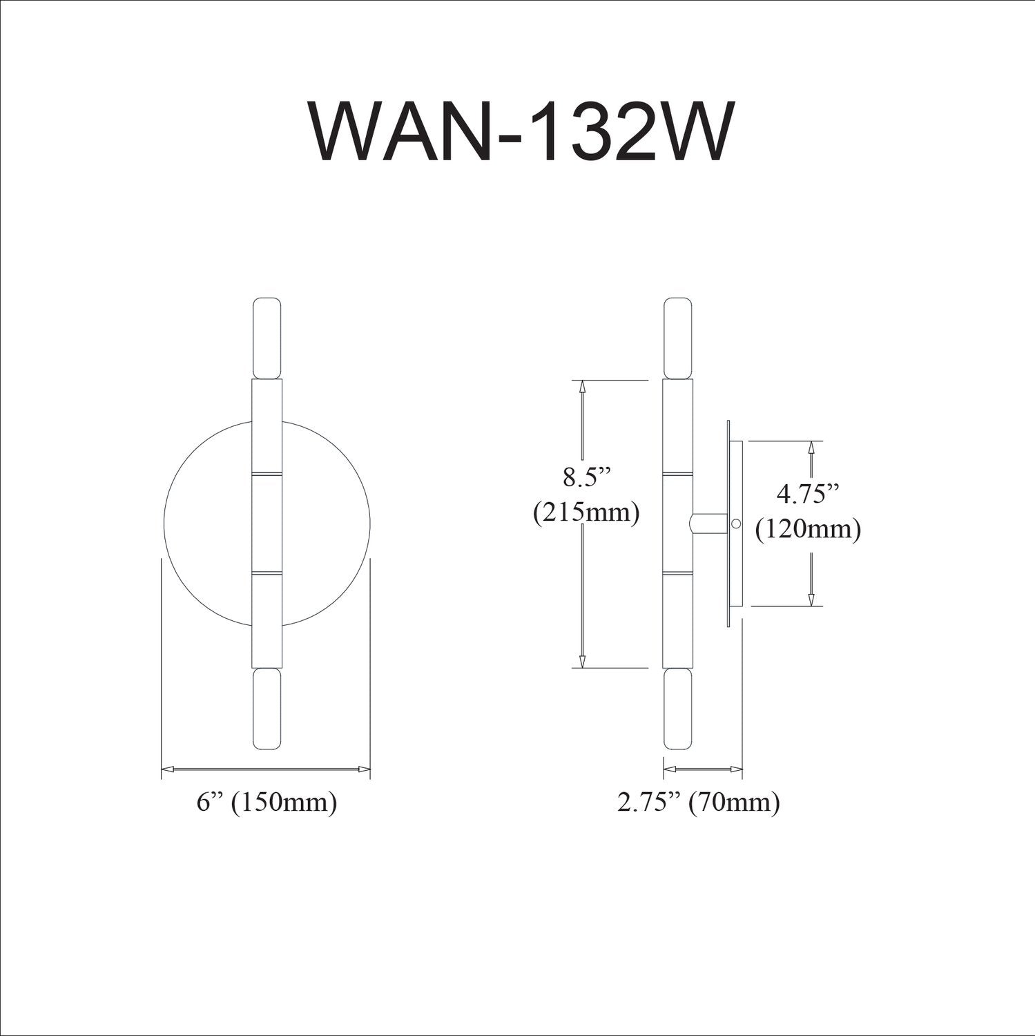 DAINOLITE LTD. WAN-132W-MB-AGB f6ea4ccd-dd86-46f3-aeec-994e4a8ada6e