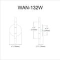 DAINOLITE LTD. WAN-132W-MB ddf74d75-d0d0-4f86-949c-e70ae2baf4a4
