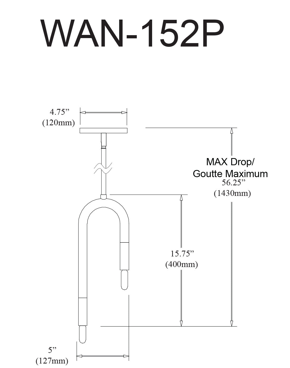 DAINOLITE LTD. WAN-152P-MB ff380986-9c6b-4ec7-b8ee-cbe962b1f989