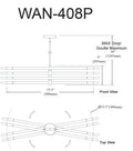 DAINOLITE LTD. WAN-408P-MB 2f9a4bb3-1815-4bfa-8fb8-7263160b5abb
